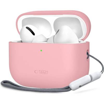 Tech-protect Силиконов калъф Apple AirPods Pro 3 dusty pink