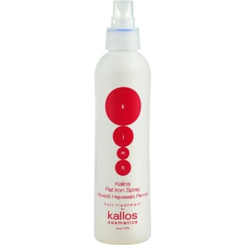 Kallos KJMN Professional Flat Iron Spray защитен спрей за топлинно третиране на косата 200ml