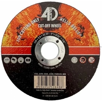 Hells Bells Řezný kotouč 125 x 3,0 x 22 mm HB12530