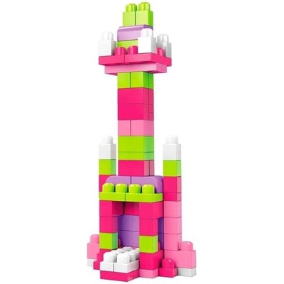 Mattel Mega bloks голяма торба с блокчета - розови (80)