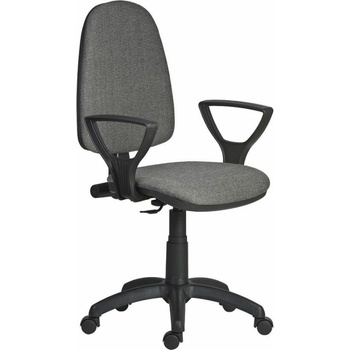 Antares Работен стол Antares MEGANE LX, до 120кг, дамаска, газов механизъм, коригиране на височината и дълбочината, лумбална опора, черно-сив (MEGANE-LX-C13)