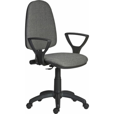 Antares Работен стол Antares MEGANE LX, до 120кг, дамаска, газов механизъм, коригиране на височината и дълбочината, лумбална опора, черно-сив (MEGANE-LX-C13)