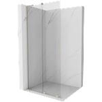 Mexen Velar L плъзгаща се душ стена Walk-in 100 x 200 cm, прозрачна 8 mm, четкан никел - 871-100-003-03-97 (871-100-003-03-97)