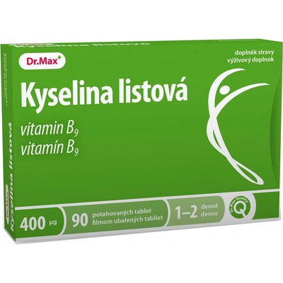 Dr. Max Kyselina listová 400 µg 90 tablet