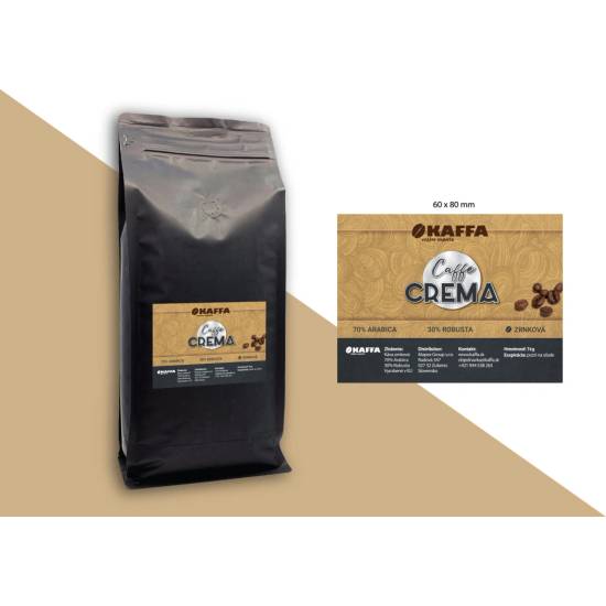 KAFFA Coffee Caffe Crema zrnková 1 kg od 15,9 € - Heureka.sk