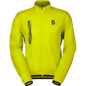 Scott Мъжко ветрозащитно яке за колоездене Scott RC Team WB Cycling jacket - Sulphur Yellow / Black (051-0994-0212)