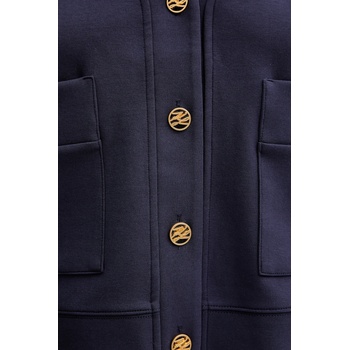 Karl Lagerfeld Жилетка Karl Lagerfeld дамска в тъмносиньо от лека материя A4W20034 (A4W20034)