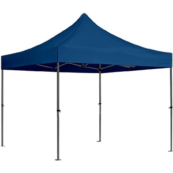 UNI Шатра градинска сгъваема, тип хармоника, 3x3 м, синя, с UV защита (UNI-010184)