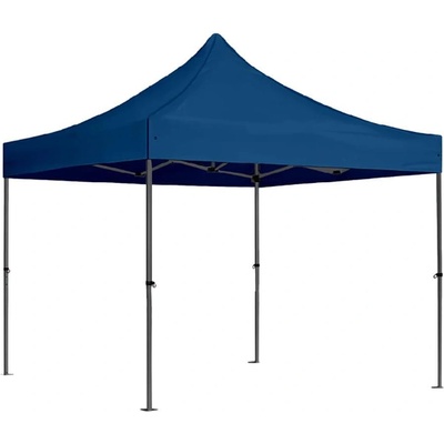 UNI Шатра градинска сгъваема, тип хармоника, 3x3 м, синя, с UV защита (UNI-010184)