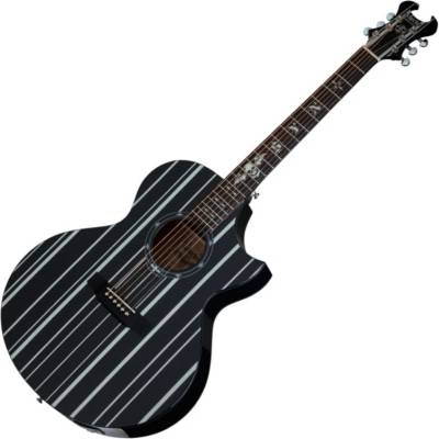 Schecter Guitar Research Synyster Gates Gloss Black Електро-акустична китара Джъмбо