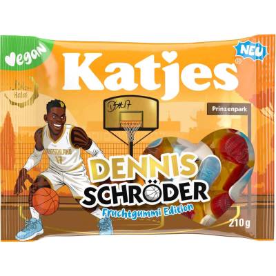 Katjes Dennis Schröder ovocné želé 210 g