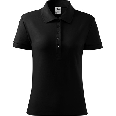 MALFINI Malfini cotton 213 / Дамска поло тениска - черна m (2130114)