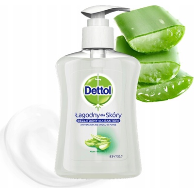 Dettol Moisture antibakteriální mýdlo s Aloe Vera dávkovač 250 ml
