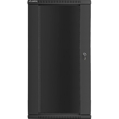Lanberg rack cabinet 19 wall-mount 27U / 600x450 for self-assembly (flat pack), black (WF01-6427-10B)