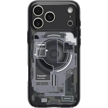 Spigen Magsafe Калъф за iPhone 17 Pro, Spigen Zero One Ultra Hybrid Case, Черен (ACS10353)