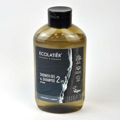 Ecolatier Urban Pánsky sprchový gél a šampón 2v1 – grep a železník 600 ml