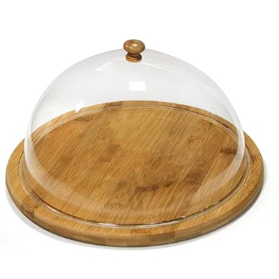 Chef`n Бамбукова кръгла дъска с капак за сервиране на сирена 29, 5cm (B3010M) (0116194)