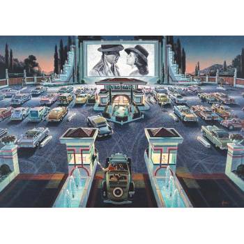 Image 1 of Art Puzzle - Puzzle Open Air Cinema - 1 000 piese