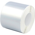 CDRmarket Самозалепващи (полипропиленови) етикети, 40x20mm, 1000бр. , за TTR, сребърни, ролка (FS040x020/1000)
