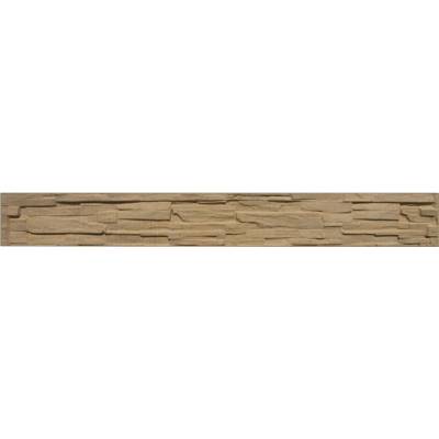 Betonový panel rovný jednostranný 200x25x4 cm - štípaný kámen - pískovec