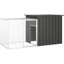 vidaXL kurník pozinkovaná ocel 200 x 91 x 100 cm