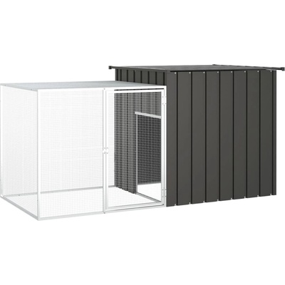 vidaXL kurník pozinkovaná ocel 200 x 91 x 100 cm