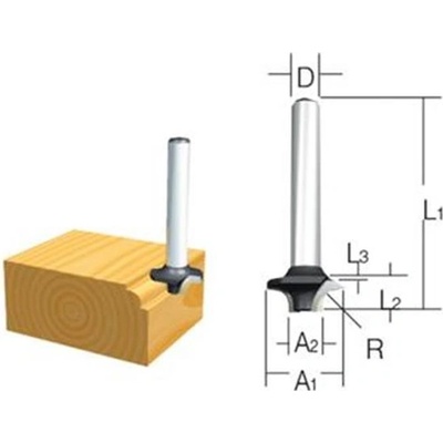 Makita D-09363 - fréza na zaoblené hrany