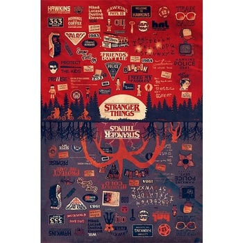 Pyramid International Plagát Stranger Things - Upside Down