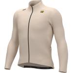 Alé Фланелка с дълъг ръкав за колоездене Alé R-EV1 Warm Race L/S Jersey Cycling jersey - Stone (056-4348-0515)