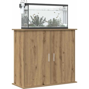 vidaXL Стойка за аквариум, дъб, 81x36x73 см, инженерно дърво (857285)