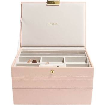 Stackers Ковчеже за бижута Stackers тройно cлassic розово и шампанско (74701)