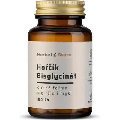 Hořčík Bisglycinát kapsle Klidná forma pro tělo i mysl 100 kapslí