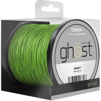 Delphin šnúra GHOST 8+1 green 600m 0,23mm 30lb