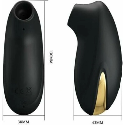 Pretty Love Black Rechargeable Luxury Suction Massager