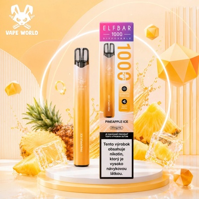 ElfBar 1000 Pineapple Ice 20 mg 1000 poťahov