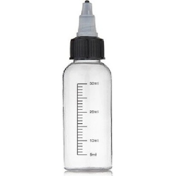 Flavourit Prázdna fľaštička s twist uzáverom a ryskou 120ml