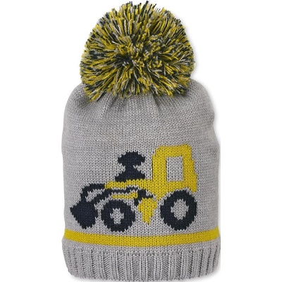 Sterntaler Плетена зимна шапка Sterntaler - Трактор, 51 cm, 18-24 м (4702125-542)