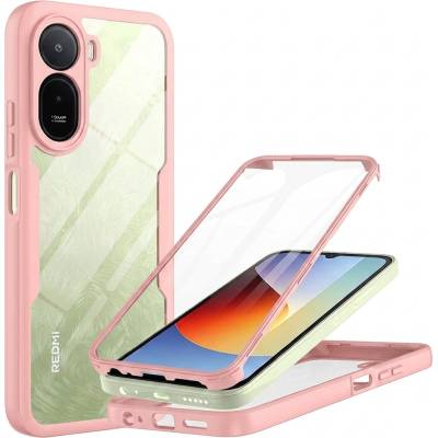 Techsuit Калъф за Xiaomi Redmi A7 Pro 4G - ColorVerse 360 Series + протектор - Techsuit - Розов