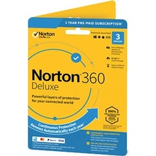 Norton 360 Deluxe 3 lic. 12 mes.