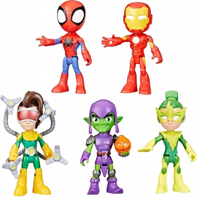 Hasbro Spidey Goblin Iron Man Electro Doc Ock 5 ks