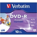 Médiá na napaľovanie Verbatim DVD+R 4,7GB 16x, 10ks