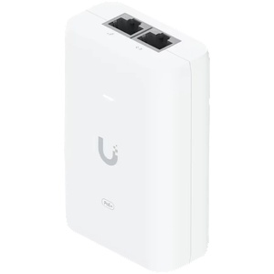 Ubiquiti U-POE+ adapter 30W, powers UniFi PoE+ devices, reduce dependency on PoE switch power, Contains RJ45 data input, AC cabl (U-POE-PLUS-EU)