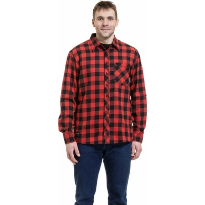Meatfly мъжка риза Kurt Black / Red Meatfly | Cheren | МЪЖЕ | M