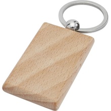 Prívesok na kľúče Obdĺžniková z bukového dreva wood