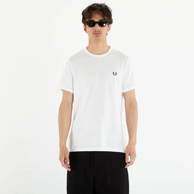 Fred Perry Ringer Tee biele