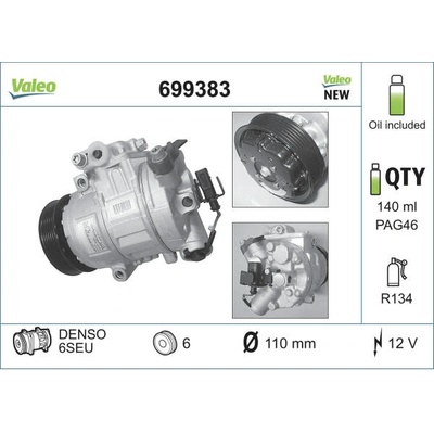 Kompresor, klimatizace VALEO 699383 VA 699383