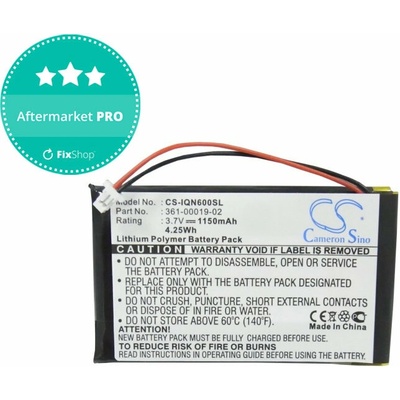 Batéria pre Garmin Nüvi 660, 660 FM, 1150mAh, Li-Pol, 3.7V, 361-00019-02, HQ