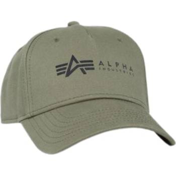 Alpha Industries ALPHA Cap dark green zelená