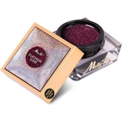 MollyLac Fuchsia Shine stavební gel na nehty Hema Free 15 g