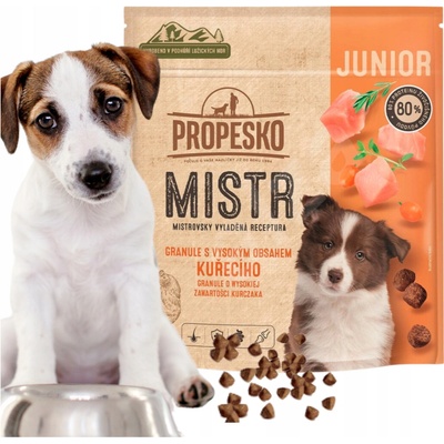 Propesko Mistr štěňata a mladé psy kuřecí 0,5 kg